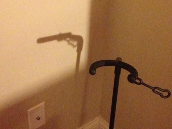 guitar stand shadow