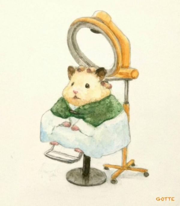 artist illustrates the typical life of a japanese hamster and the result is very cute 5c47fd6fb407f 700