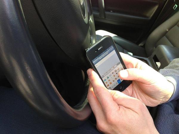 smartphone while driving