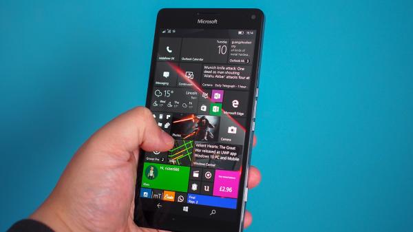 lumia 950 xl start screen