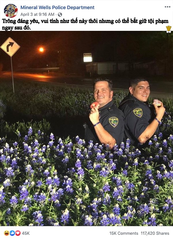 hilarious new challenge has texas police posing with bluebonnets and we love it 29 photos 14