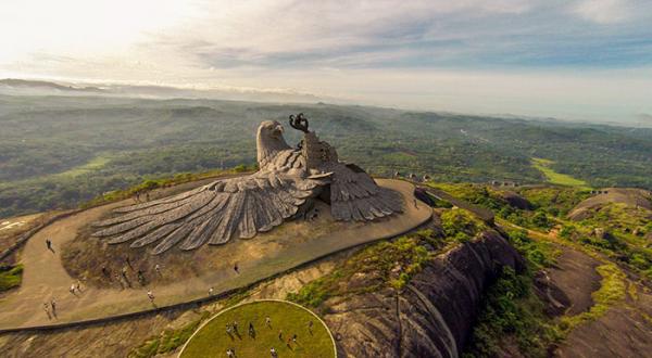 largest bird statue jadayupara jatayu earth centre india 4 5cb990b0b1a93 700