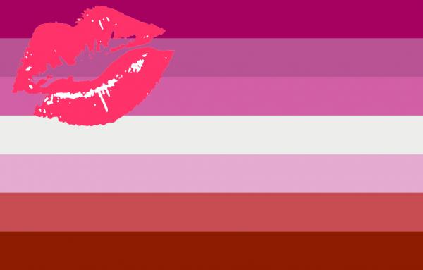 1024px lipstick lesbian pride flag svg