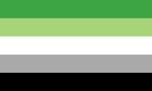 512px aromantic pride flag svg