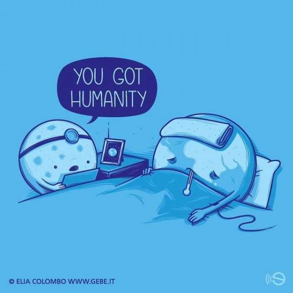 dark humor illustrations humanity
