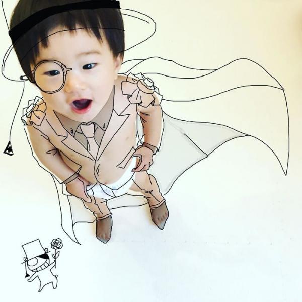 pai japones combina fotos e desenhos para criar um mundo de fantasia para seus filhos 50 fotos p0yx5ifqtp