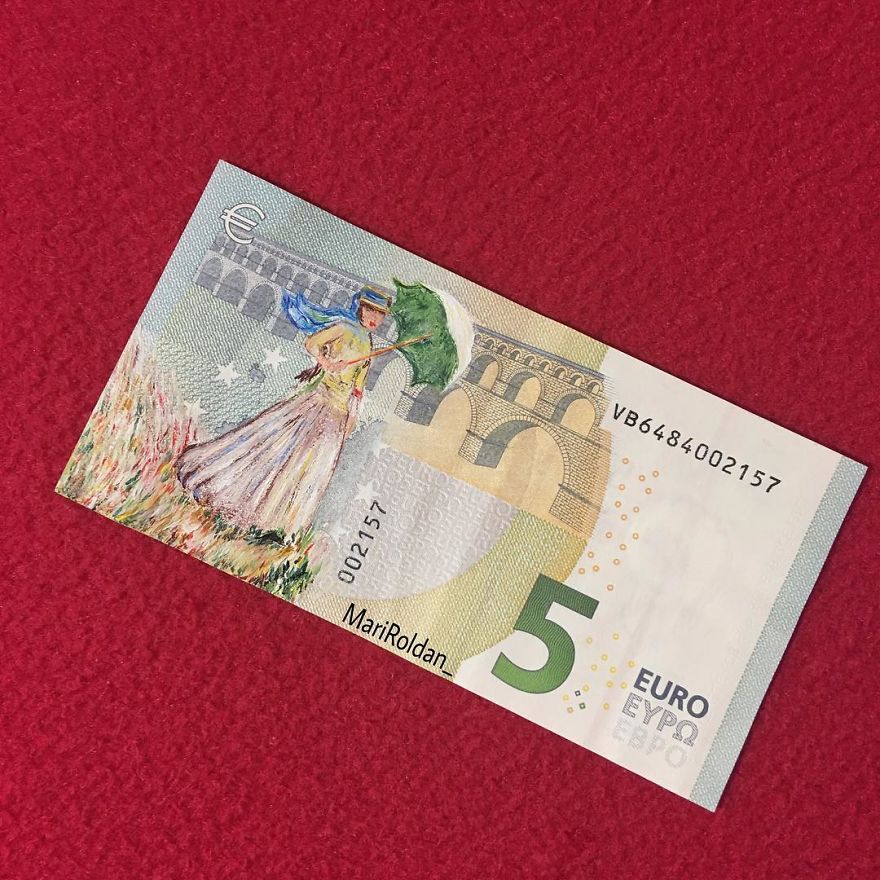 mari roldn the young artist who paints on money 5b73f0628a1a7 880