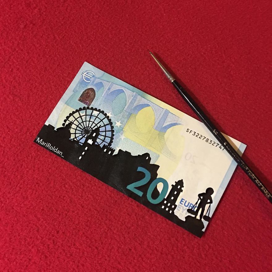 mari roldn the young artist who paints on money 5b73f0649c752 880