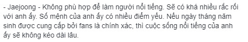 Những lời tiên tri rợn người của Baram Deoksuri - Tài khoản tiên tri YG suy tàn, Song - Song ly hôn Những lời tiên tri rợn người của Baram Deoksuri - Tài khoản tiên tri YG suy tàn, Song - Song ly hôn