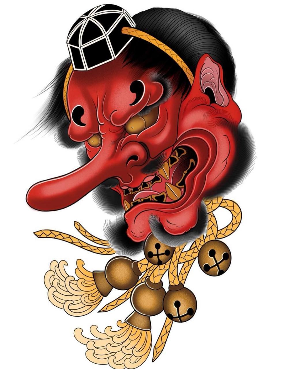 BOR Tattoo  Tengu 天狗 nghĩa là thiên cẩu  Phong cách xăm Châu Á Là  một trong những yêu quái nổi tiếng nhất ở Nhật Bản Một số người còn tin