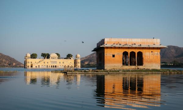 Jal Mahal (Cung điện Nước) ở Jaipur, Ấn Độ.