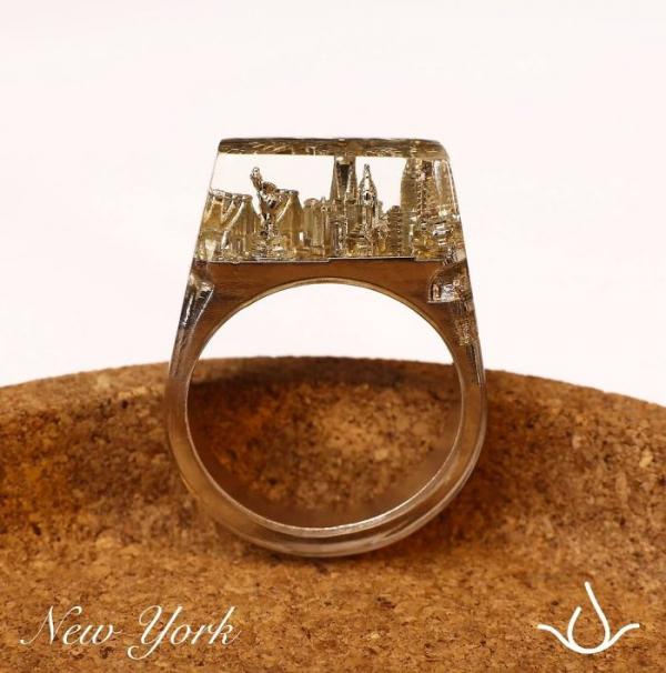 beautifully detailed architecture rings feature miniature versions of city skylines 5d28374cdff30 700
