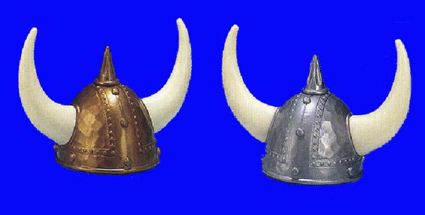 vikings wore horned helmets