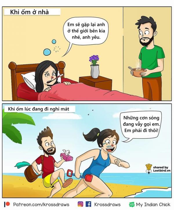 living with girlfriend illustrations 20