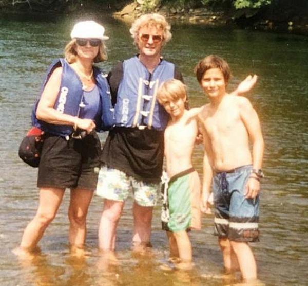 18455582 7462091 the couple on holiday in france with sons david and james in the 1990s