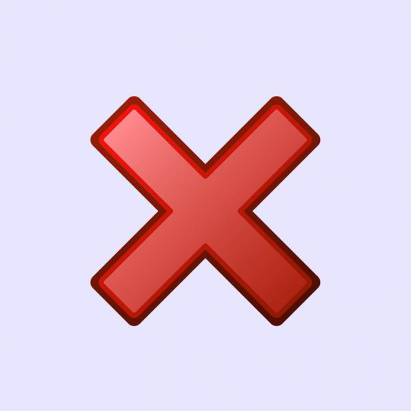 emoji we use wrong cross