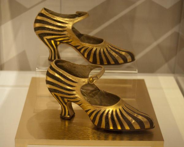 giay flappers 1920s 1 th j de bont gold starburst flappper shoes
