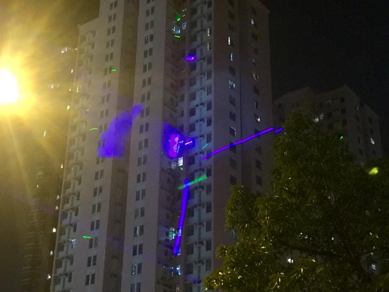 biểu tình hong kong laser 2 bieu tinh hong kong laser 2